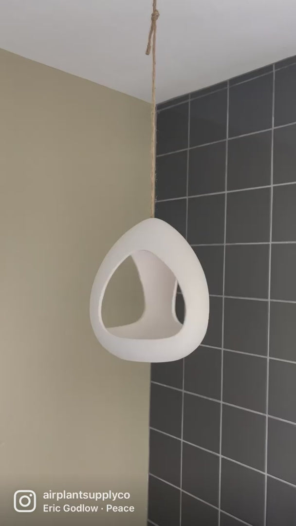 Wholesale - Large White Ceramic Hanging Pod